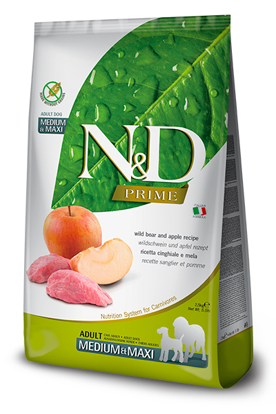N&D Prime Wild Boar & Apple Adult Medium/Maxi